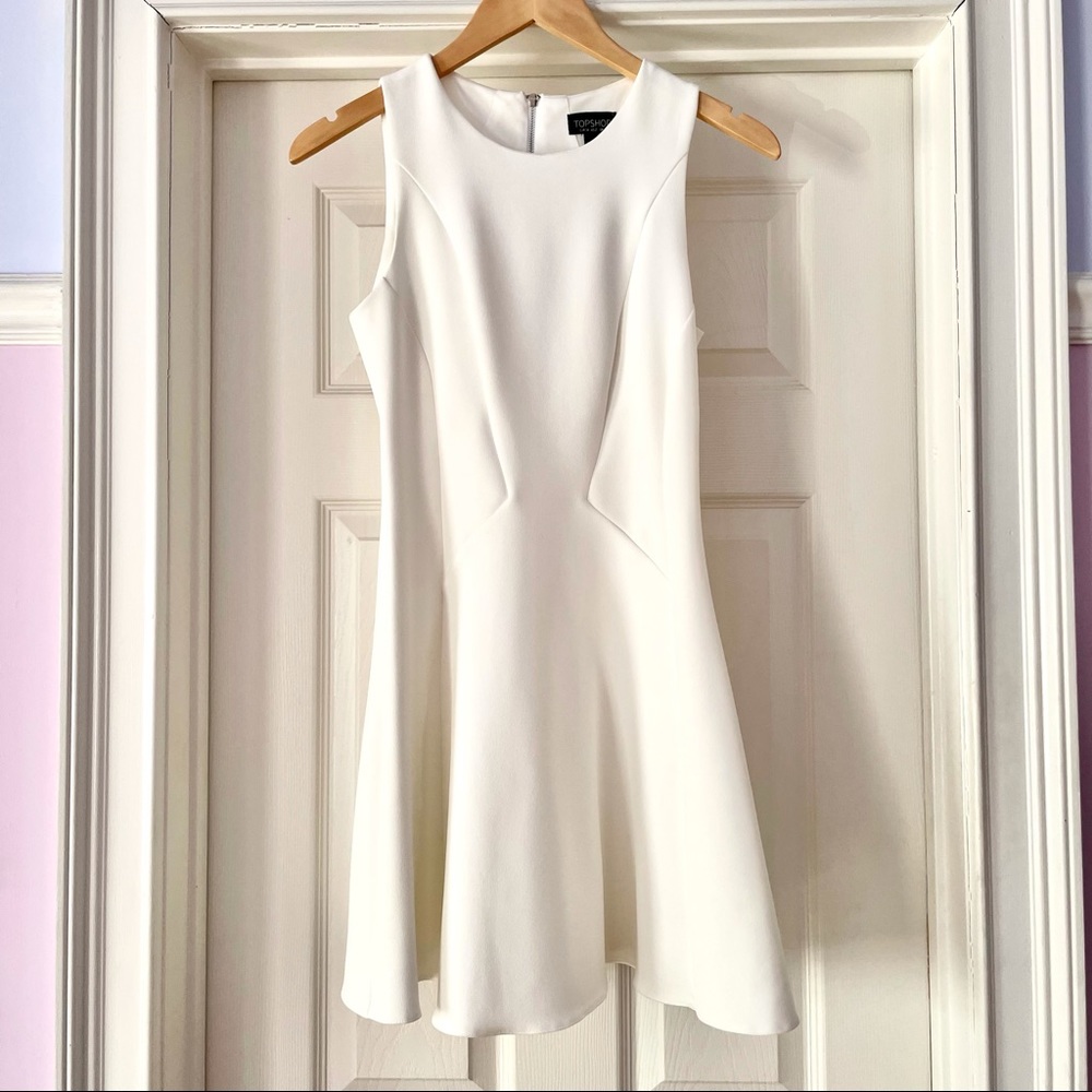 Topshop White Mini Dress